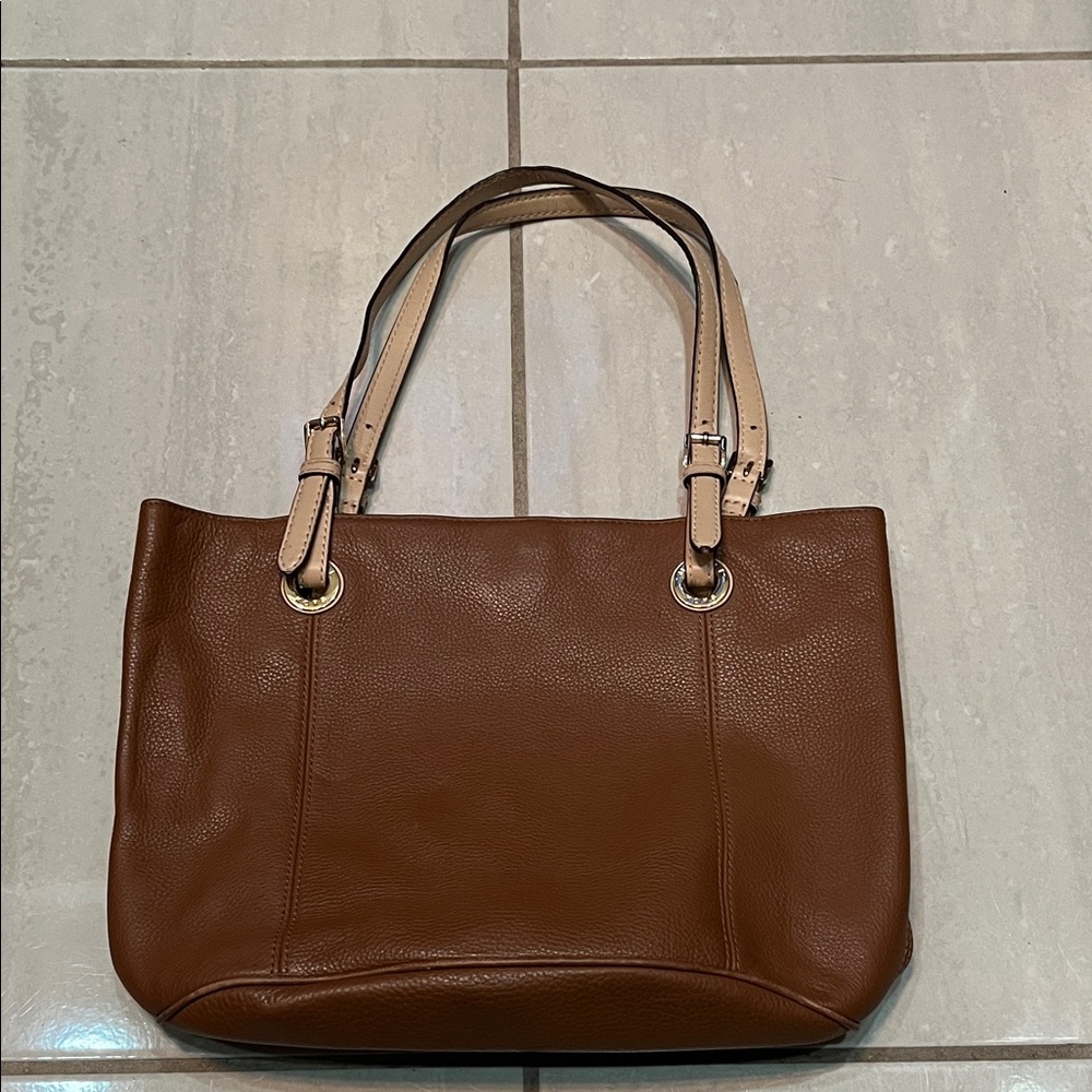 MICHAEL Michael Kors Brown Leather Shoulder Bag